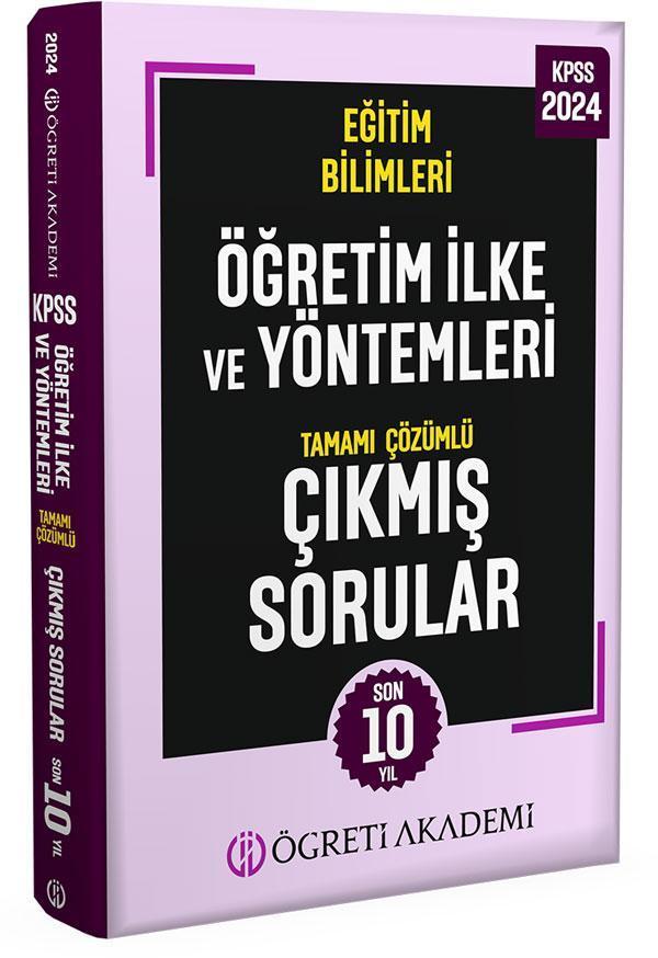 Pegem Akademi Yayıncılık 2024 KPSS Eğitim Bilimleri Öğretim İlke ve Yöntemleri Tamamı Çözümlü Çıkmış Sorular (Roman Boy) - Pegem Akademi Yayıncılık - Image 1