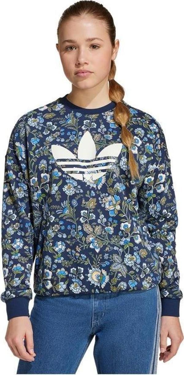 adidas Çocuk  Mavi  Sweatshirt CREW JX6316 - Image 1