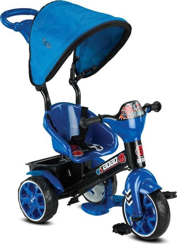 Babyhope Bobo Speed Tenteli İtmeli 3 Teker Bisklet - Image 1