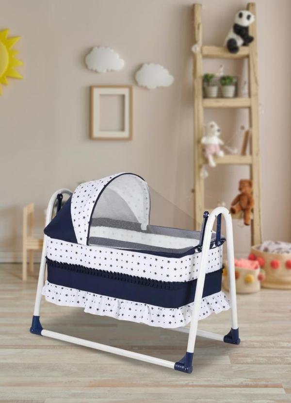TommyBaby Yuvam Lüx Sepet Beşik Portatif Bebek Beşiği Sallanır Beşik - Image 1