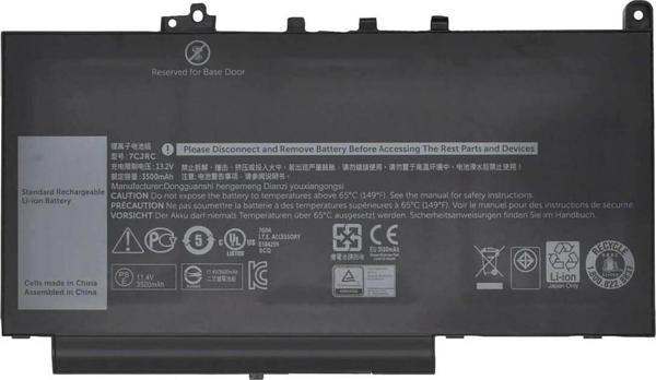 Dell Latitude E7270 E7470 E7270 P61G001 P26S001 Batarya ile Uyumlu Pil - 3 cell - Image 1