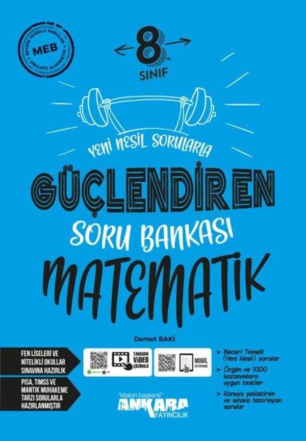8. Sınıf LGS Matematik Güçlendiren Soru Bankası  - İş Bankası Kültür Yayınları - Image 1