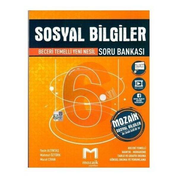6. Sınıf Sosyal Bilgiler Soru Bankası - İş Bankası Kültür Yayınları - Image 1