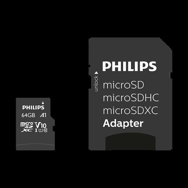 Phılıps 64gb Mıcro Sdxc 80 Mb/s C10 Fm64mp45b/00 - Image 1