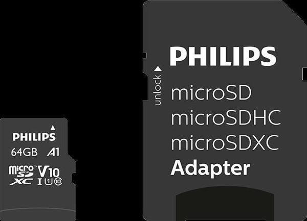 Phılıps 64gb Mıcro Sdxc 80 Mb/s C10 Fm64mp45b/00 - Image 1