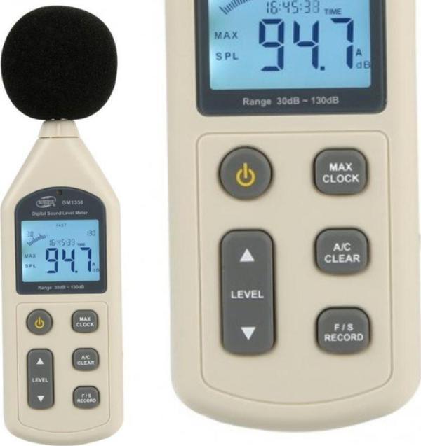 Benetech GM1356 Desibel Ölçüm Cihazı | Datalogger Özellikli - Image 1