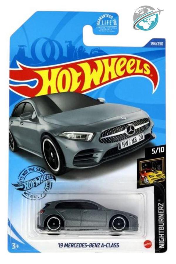 Hot Wheels -'19 Mercedes-Benz A-Class (1/64) Gri - Yurt Dışı Uzun Kartonet - 2020 Serisi - Image 1