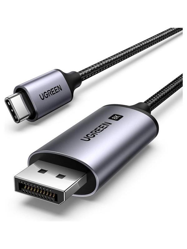 UGREEN 25158 CM556 8K 60Hz 4K 240Hz v1.4 USB-C to DisplayPort Görüntü ve Ses Aktarım Kablosu 2 metre - Image 1