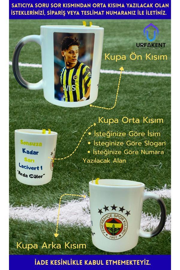Kişiye Özel İsimli Fenerbahçe Taraftar Özel İsimli Yazılı Sihirli Kupa Bardak-Sihirli Kupa Bardak - Image 1