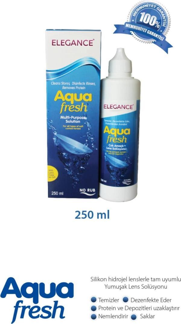 Elegance Aqua Fresh Lens Solüsyonu 250 ml Skt:01/2027 - Image 1