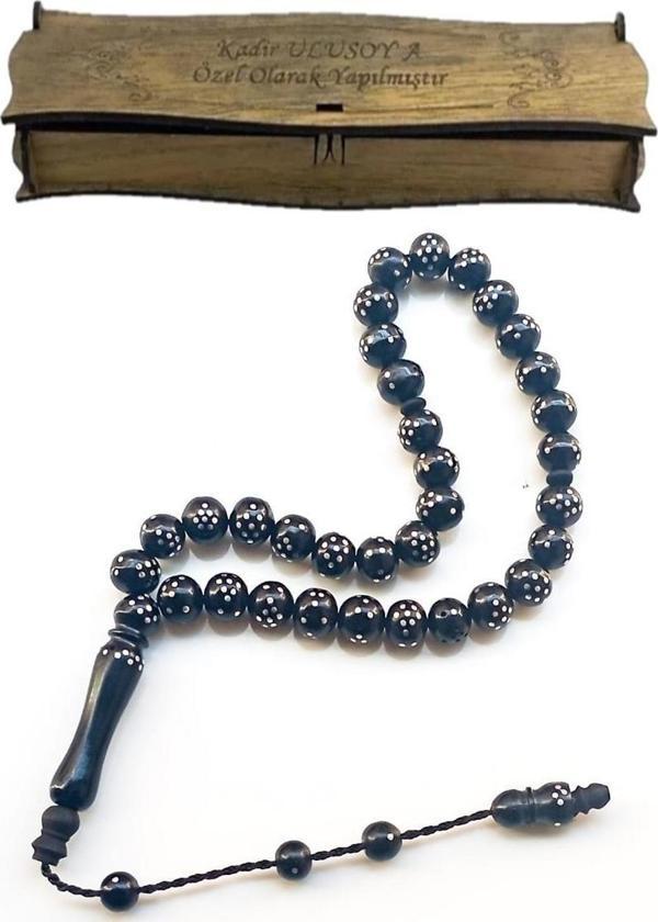 Kişiye Özel Kutulu İşlemeli Kuka Tesbih - Image 1