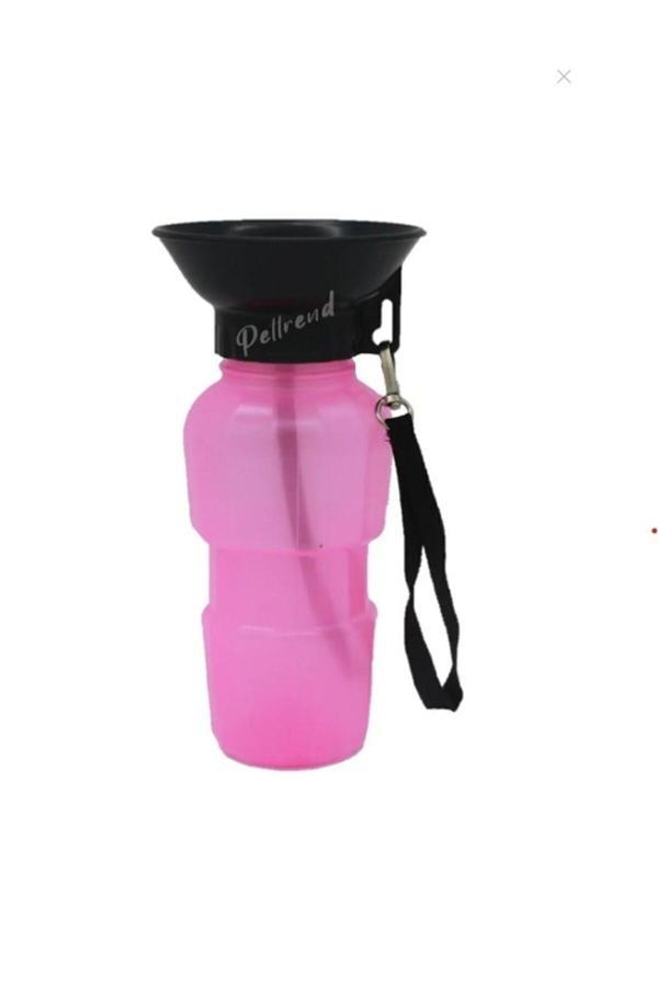 Renetic 500Ml Köpek Seyahat Suluğu Su Şişesi Pembe - Image 1
