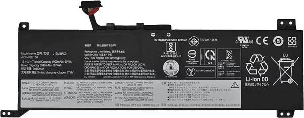 Lenovo Legion 7-15IMH05 81YT  Batarya ile Uyumlu Pil Versiyon-1 - Image 1