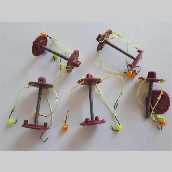 Aldos sport fishing Küspeli Sazan Takım Yedeği, Hazır Iğneli Vidalı Takım 5'li Pk - Image 1