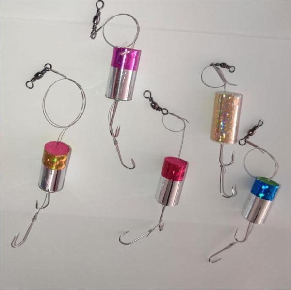 Aldos sport fishing 2 Iğneli Çelik Telli Lüfer Takımı (5 Adet) - Image 1