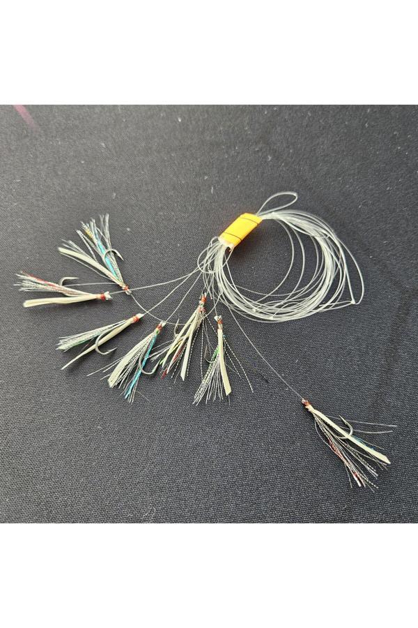 Aldos sport fishing Çapari Kaz Tüylü Istavrit Çaparisi, 7 Iğneli - Image 1
