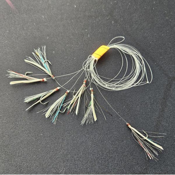 Aldos sport fishing Çapari Kaz Tüylü Istavrit Çaparisi, 7 Iğneli - Image 1