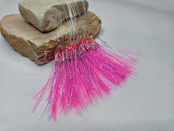 Aldos sport fishing Çapari Köstek 100'lü Istavrit Çapari Kösteği Pembe UV Brkc17 - Image 1