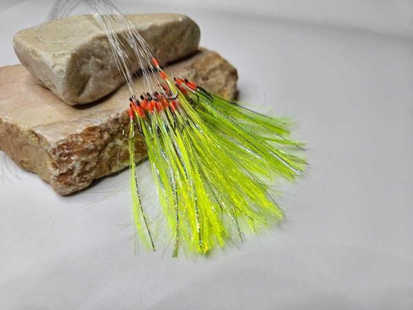 Aldos sport fishing Çapari Köstek 50'li İstavrit, Çapari Kösteği 10 no brkc19 Limon UV - Image 1