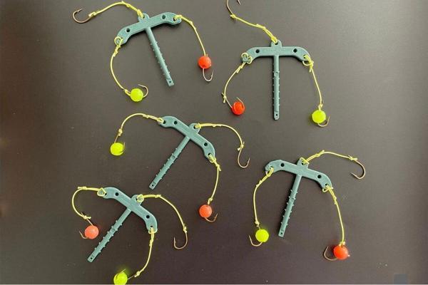 Aldos sport fishing Küspeli Takım için İğneli Boncuklu Plastik Küspe Aparatı 5 Adet - Image 1