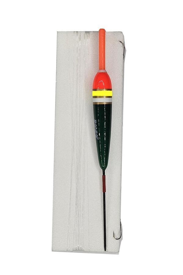 Aldos sport fishing Özel Üretim Hassas Şamandıralı Mod.211 (1 Gr) 2 Iğneli Kefal Sokar Melanur Takımı - 6 Mt Misinalı - Image 1