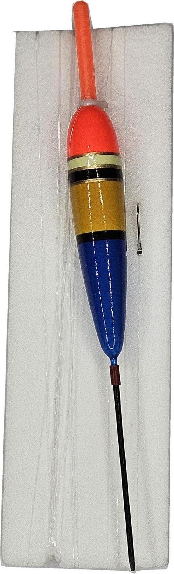 Aldos sport fishing Özel Üretim Hassas Şamandıralı Mod.251 (3 Gr) 2 Iğneli Kefal Sokar Melanur Takımı - 6 Mt Misinalı - Image 1