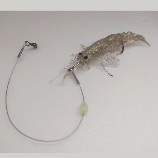 Aldos sport fishing Karides Sahte Silikon Shrimp Balık Yemi Silikon Karides 7,62 cm 6,5 gr - Image 1