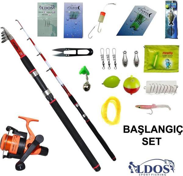 Aldos sport fishing 270 Cm Kamış Makina Başlangıç Olta Seti Tam Takım Olta Seti - Image 1