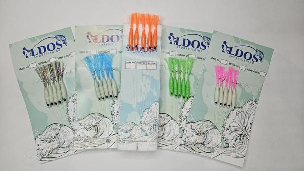 Aldos sport fishing Silikonlu Çapari, Çinekop, Palamut Çaparisi 5 Adet - Image 1