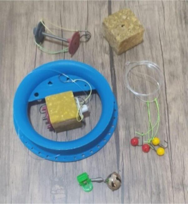 Aldos sport fishing Küspeli Kasnaklı Sazan Hazır Olta Seti - Image 1