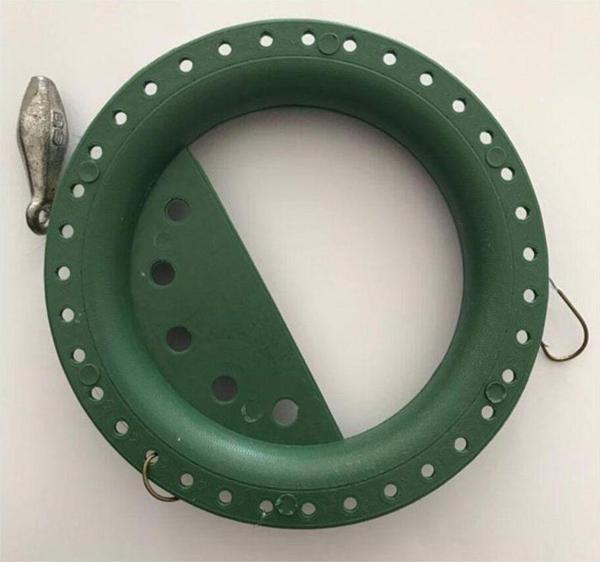 Aldos sport fishing Kasnaklı 3 Iğneli Kurşunlu Dip Oltası - Sazan El Oltası 5 Adet - Image 1