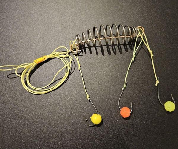 Aldos sport fishing Sazan ve Yayın için (5 ad) 3 iğneli Yaylı Sazan Takımı büyük iğneli - Image 1