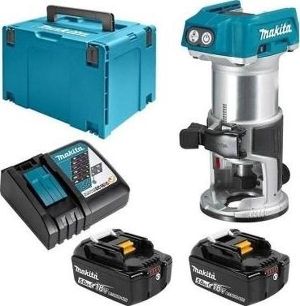 Makita DRT50RTJ Çift Akülü Freze (2x5.0Ah) - Image 1