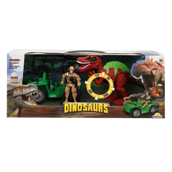 Dinosaurs Dinozor Yakalayıcı Oyun Seti 13 Parça Kız Erkek Çocuk Oyuncak Eğitici Oyuncaklar - Image 1