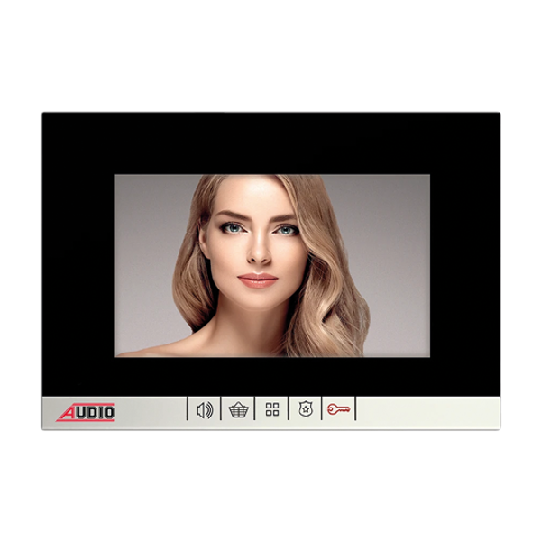 AUDIO 001191 SET Bus Plus Bus Plus Gd-18 7" Mekani̇k Butonlu Hands Free Si̇yah İlave Set - Image 1