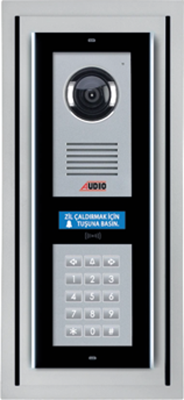 AUDIO 003003 Bus Plus 2 X 16 Ve 4 X 16 Lcd Ekranlı Zil Paneli (Mekanik Butonlu - Kart Okuyuculu) - Image 1