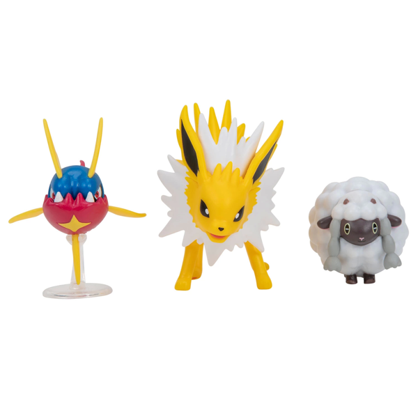 Pokemon Battle 3'lü Figür Seti Kız Erkek Çocuk Oyuncak Eğitici Oyuncaklar - Image 1