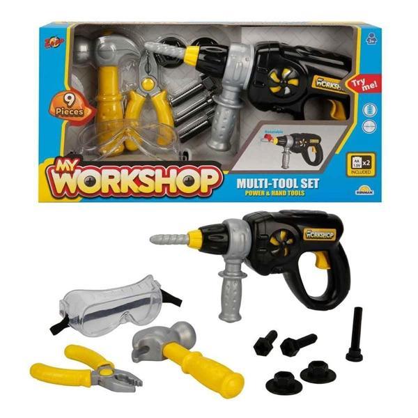 Zapp Toys My Workshop Matkaplı Tamir Seti 9 Parça Kız Erkek Çocuk Oyuncak Eğitici Oyuncaklar - Image 1