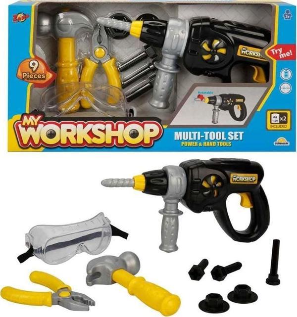Zapp Toys My Workshop Matkaplı Tamir Seti 9 Parça Kız Erkek Çocuk Oyuncak Eğitici Oyuncaklar - Image 1