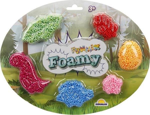 Funmix Foamy Renkli Slime - 1adet Stokta Olan Gönderilir Kız Erkek Çocuk Oyuncak Eğitici Oyuncaklar - Image 1