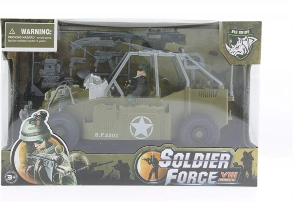 Combat Force Figür ve Askeri Buggy Kız Erkek Çocuk Oyuncak Eğitici Oyuncaklar - Image 1