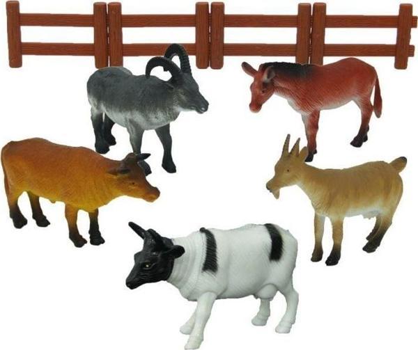 Sunman Çiftlik Hayvanları Poşetli Kız Erkek Çocuk Oyuncak Eğitici Oyuncaklar - Image 1