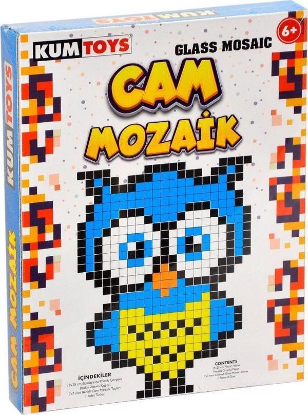 Kız Erkek Çocuk Oyuncak Cam Mozaik Kız Erkek Çocuk Eğitici - Image 1