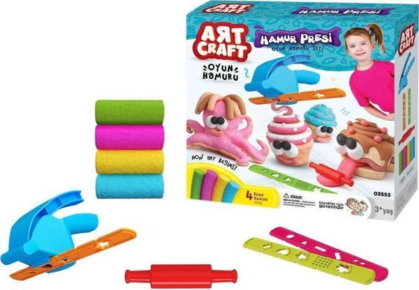 Eğitici Oyuncak 03553 Dede, El Presi Hamur Set 200 gr Kız Erkek Çocuk Eğitici - Image 1