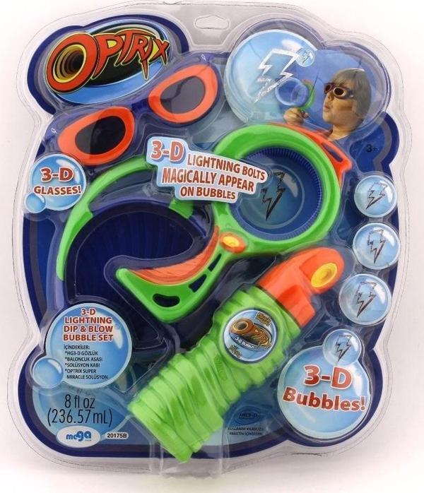 Kız Erkek Çocuk Oyuncak Optrix 3D Bubbles Set Şimşek Efektli 20175 D Kız Erkek Çocuk Eğitici Eğitici Oyu - Image 1