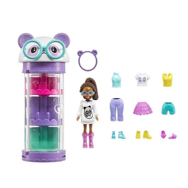 Eğlenceli Oyuncak HKW04 Polly Pocket Moda Eğlencesi Oyun Setleri-Mattel Kız Erkek Çocuk Eğitici Eğ - Image 1