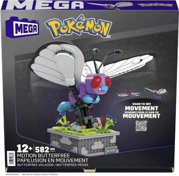 Eğlenceli Oyuncak HKT22 MEGA Pokemon - Kinetik Butterfree Kız Erkek Çocuk Eğiticil - Image 1