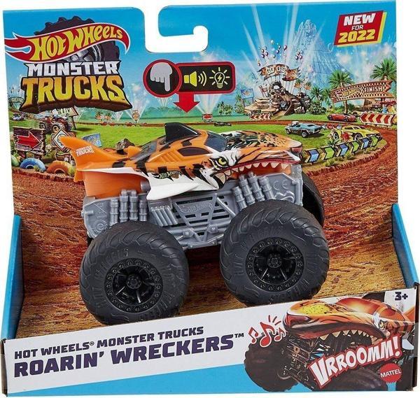 Öğretici Oyuncak HDX60 Hot Wheels Monster Trucks 1:43 Kükreyen Arabalar Kız Erkek Çocuk Eğitici E - Image 1