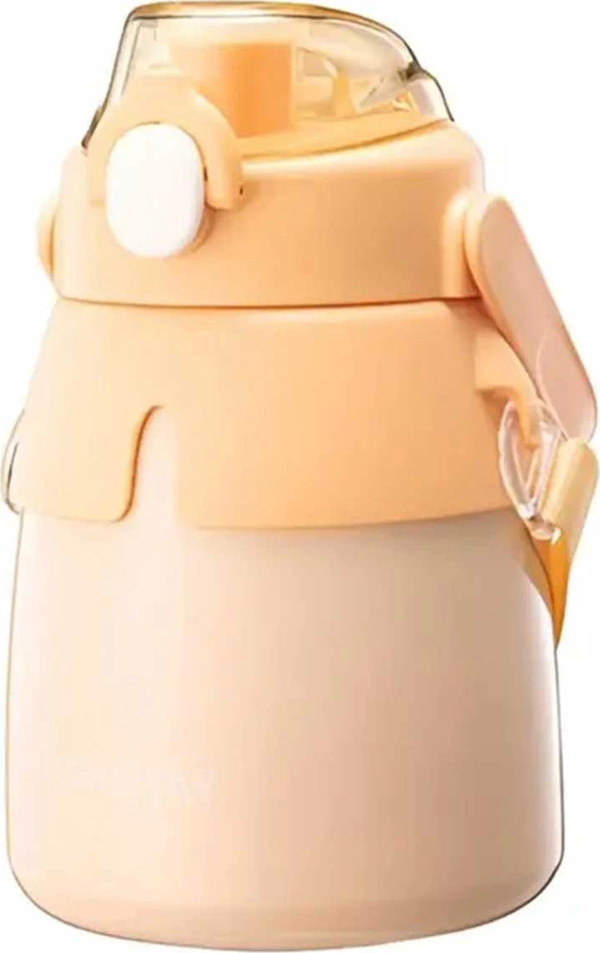 Eğitici Oyuncak Bear&Deer Otomatik Kapak Termos Matara 500 ml 0003 Kız Erkek Çocuk Eğitici Eğiti - Image 1