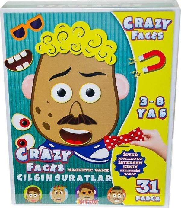 Eğitici Oyuncak 1631546 Eğlenceli Suratlar - Dıy Toy Kız Erkek Çocuk Eğitici - Image 1
